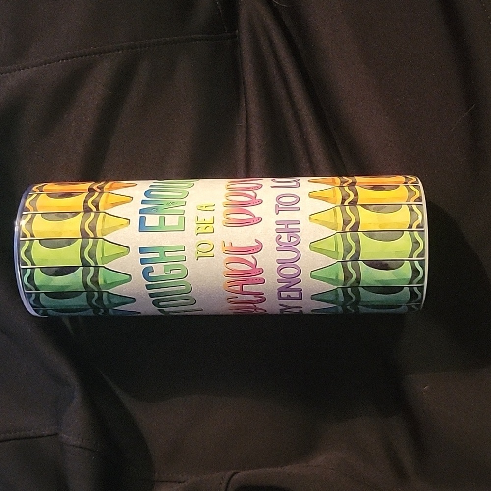 Daycare provider tumbler